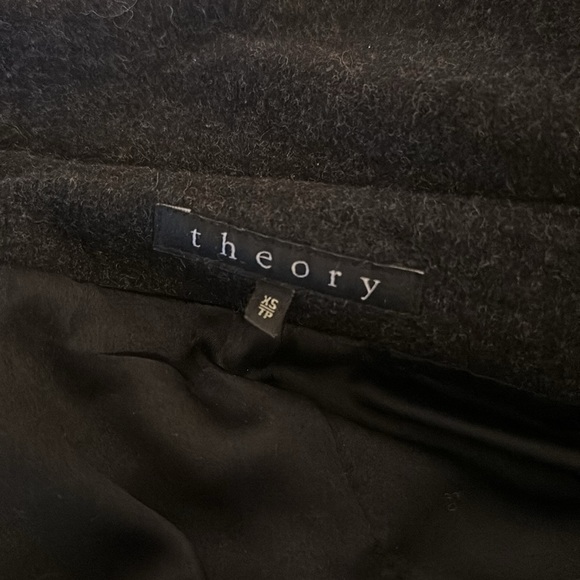 Theory Long Pea Coat - Picture 3 of 4